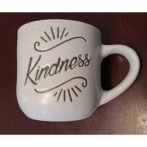 Sheffield Home Kindness Coffee Mug 12oz White With Black Dots And Pink Inside
